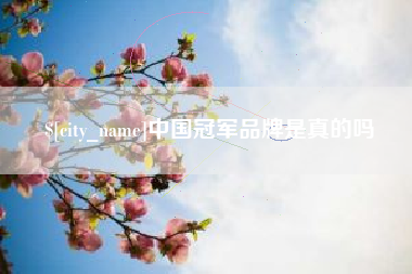 禹州中国冠军品牌是真的吗