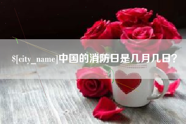 禹州中国的消防日是几月几日？