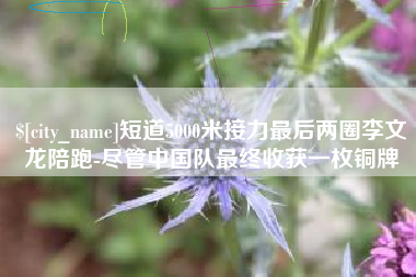 禹州短道5000米接力最后两圈李文龙陪跑-尽管中国队最终收获一枚铜牌