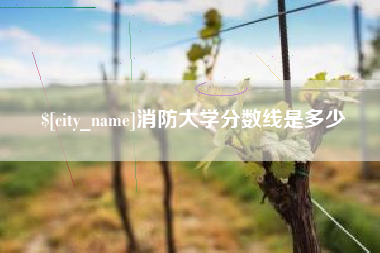 禹州消防大学分数线是多少