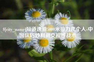 禹州短道速滑5000米接力几个人-中国队巧妙利用交接棒战术