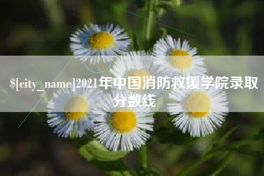 禹州2021年中国消防救援学院录取分数线