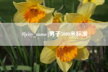 禹州男子5000米标准