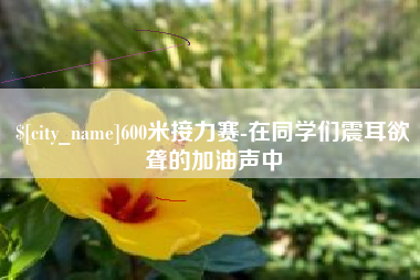 禹州600米接力赛-在同学们震耳欲聋的加油声中