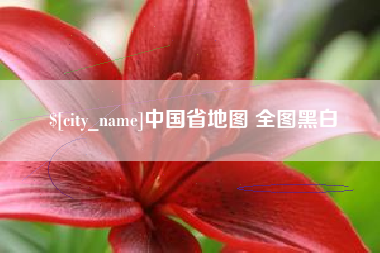 禹州中国省地图 全图黑白