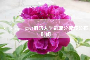 禹州2024消防大学录取分数线公布时间