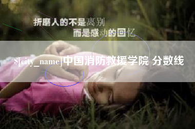 禹州中国消防救援学院 分数线