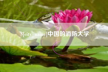 禹州中国的消防大学