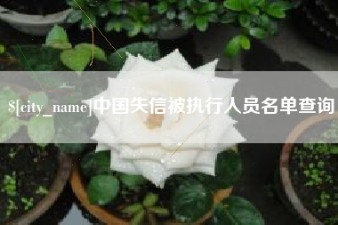 禹州中国失信被执行人员名单查询
