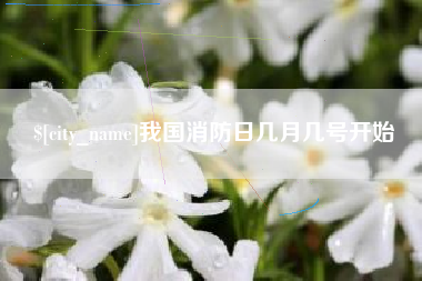 禹州我国消防日几月几号开始