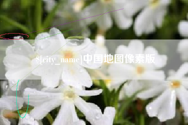 禹州中国地图像素版
