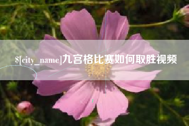 禹州九宫格比赛如何取胜视频