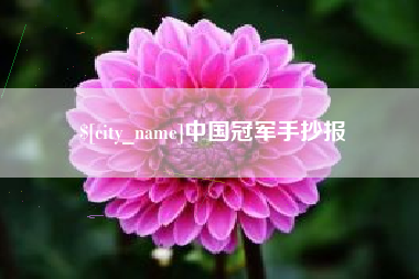 禹州中国冠军手抄报