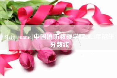 禹州中国消防救援学院2021年招生分数线