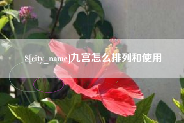 禹州九宫怎么排列和使用