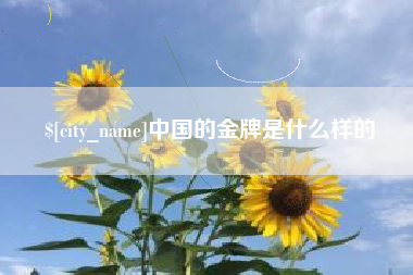 禹州中国的金牌是什么样的