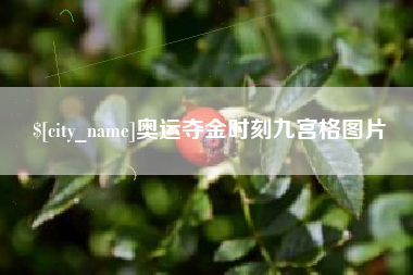 禹州奥运夺金时刻九宫格图片